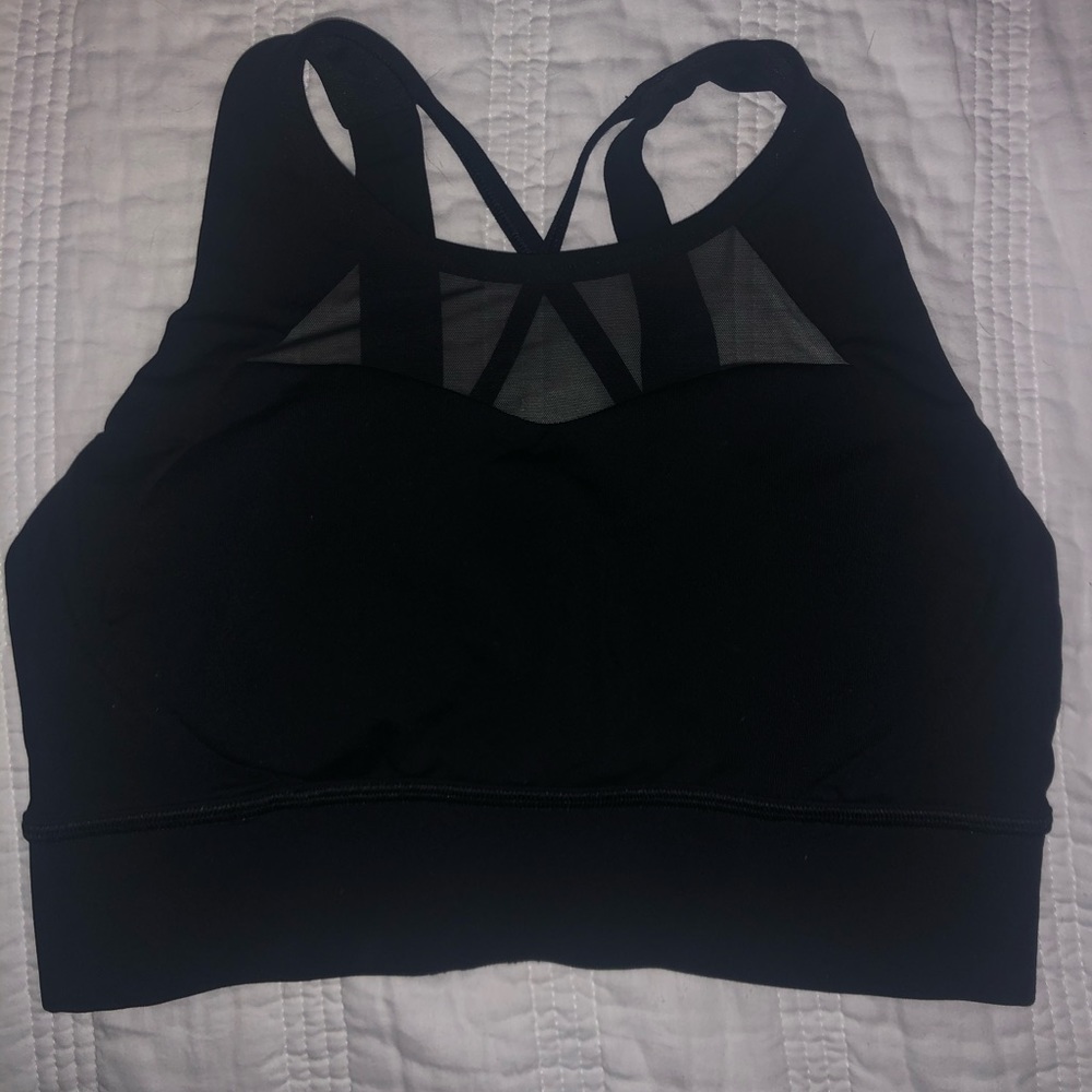 high neck lulu bra w mesh size 4